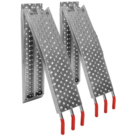 Stalwart Loading Ramps - Set of Two 69 Folding Ramps for ATVs, Motorcycles - 2200lb Capacity by, 2PK 75-CAR2025